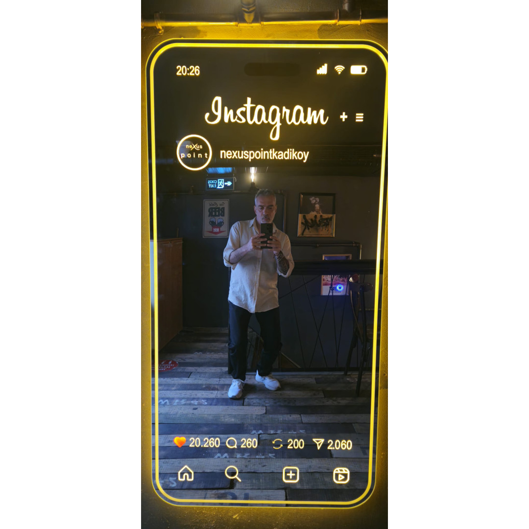 Firmalara Özel Logolu ve Kokulu Instagram Akıllı Ayna