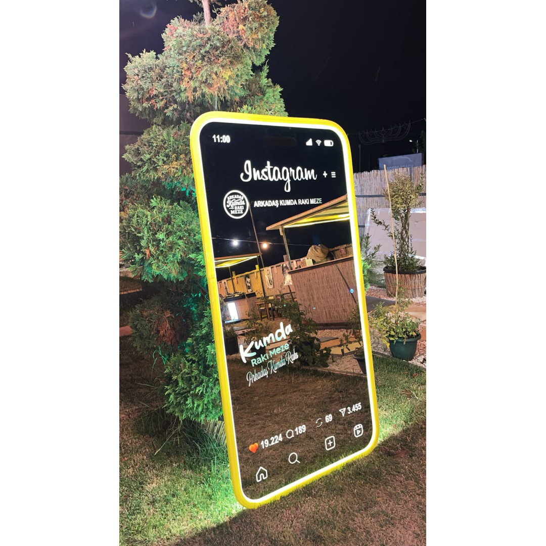 Firmalara Özel Logolu ve Kokulu Instagram Akıllı Ayna