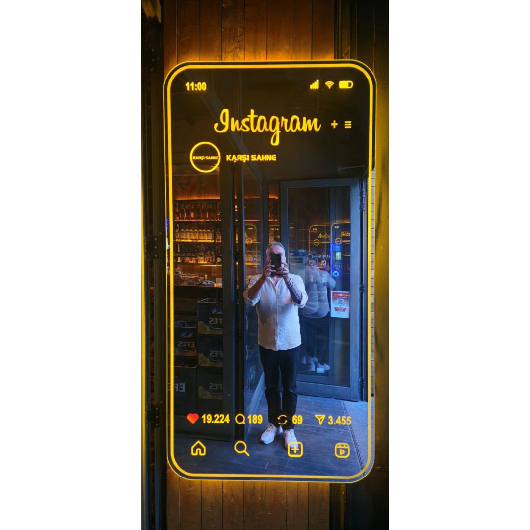 Firmalara Özel Logolu ve Kokulu Instagram Akıllı Ayna