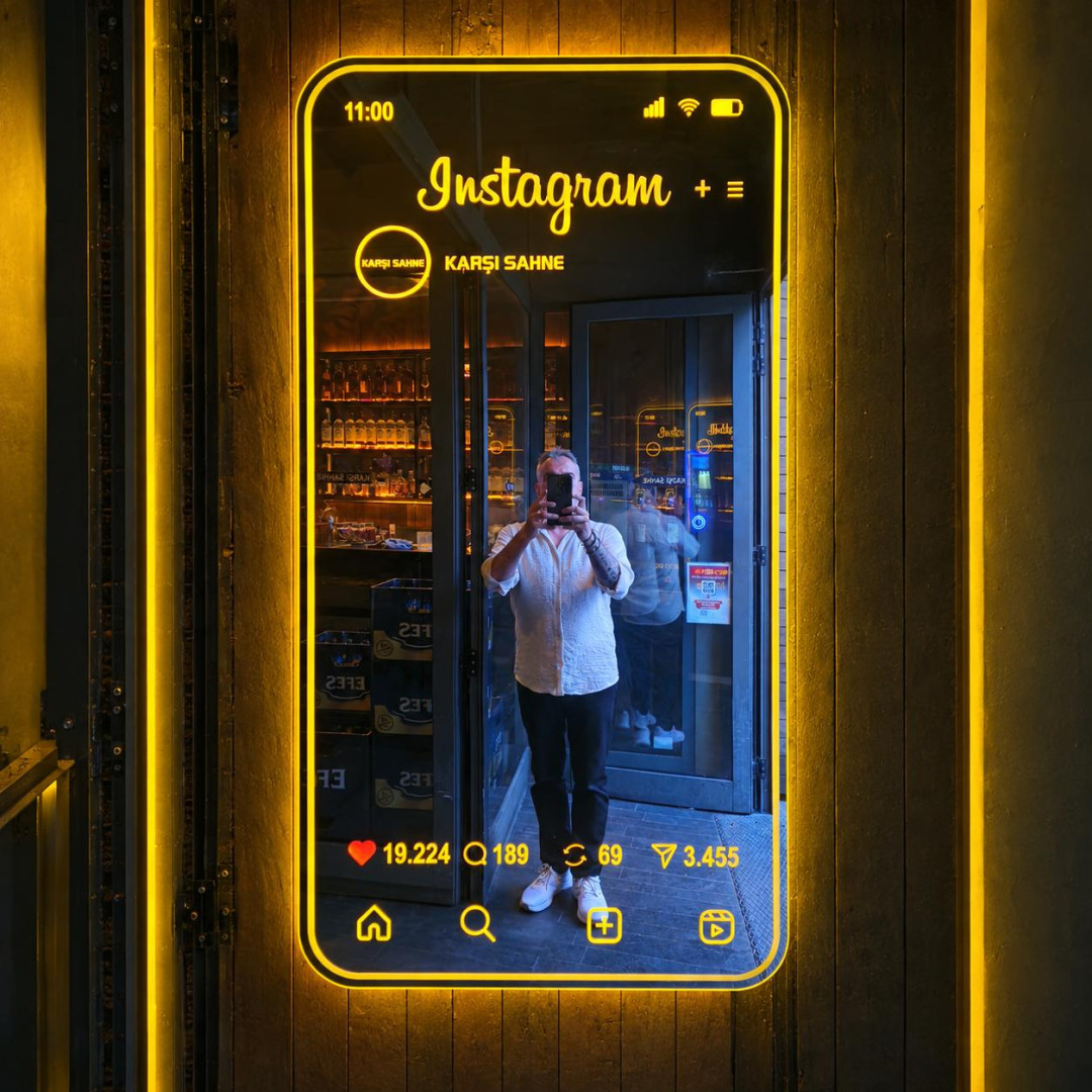 Firmalara Özel Logolu ve Kokulu Instagram Akıllı Ayna