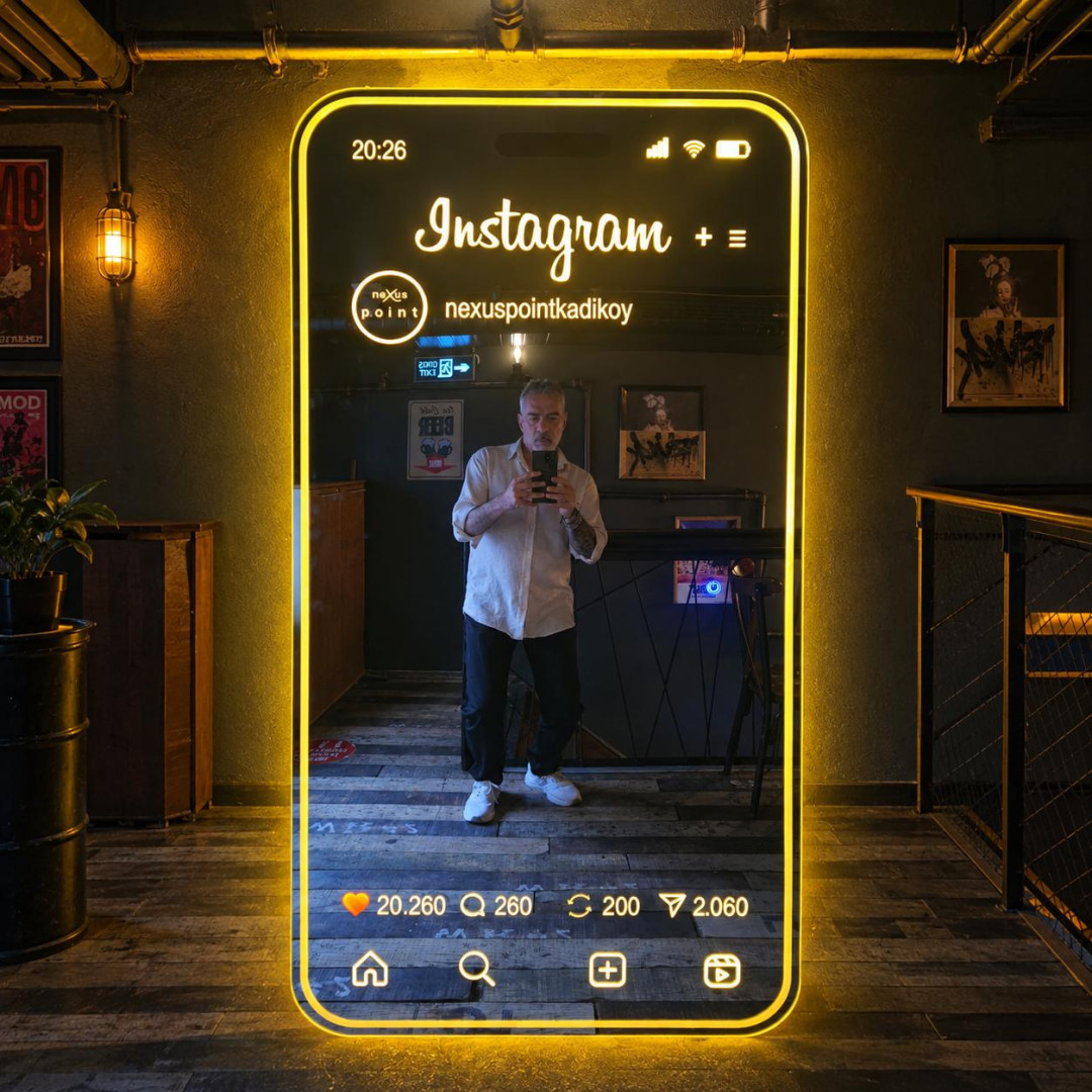 Firmalara Özel Logolu ve Kokulu Instagram Akıllı Ayna