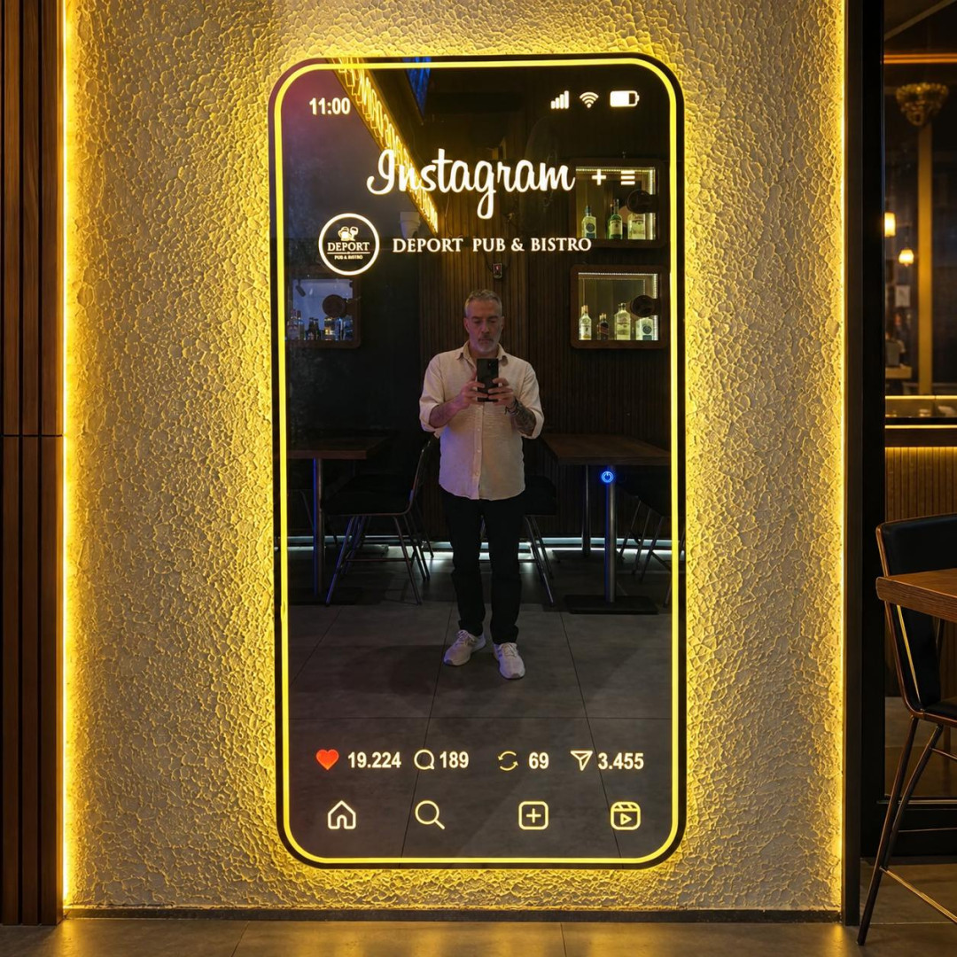 Firmalara Özel Logolu ve Kokulu Instagram Akıllı Ayna